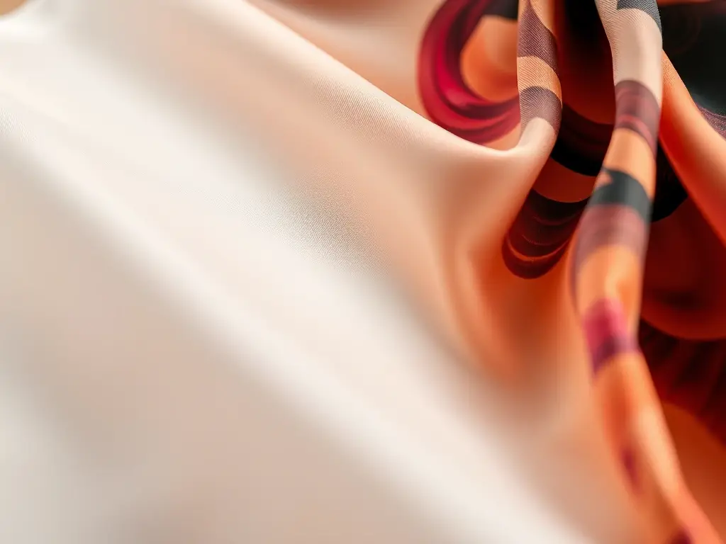 A close-up shot of a roll of DTF film, showcasing its smooth texture and transparency, with a focus on its compatibility with various fabrics used in apparel printing.