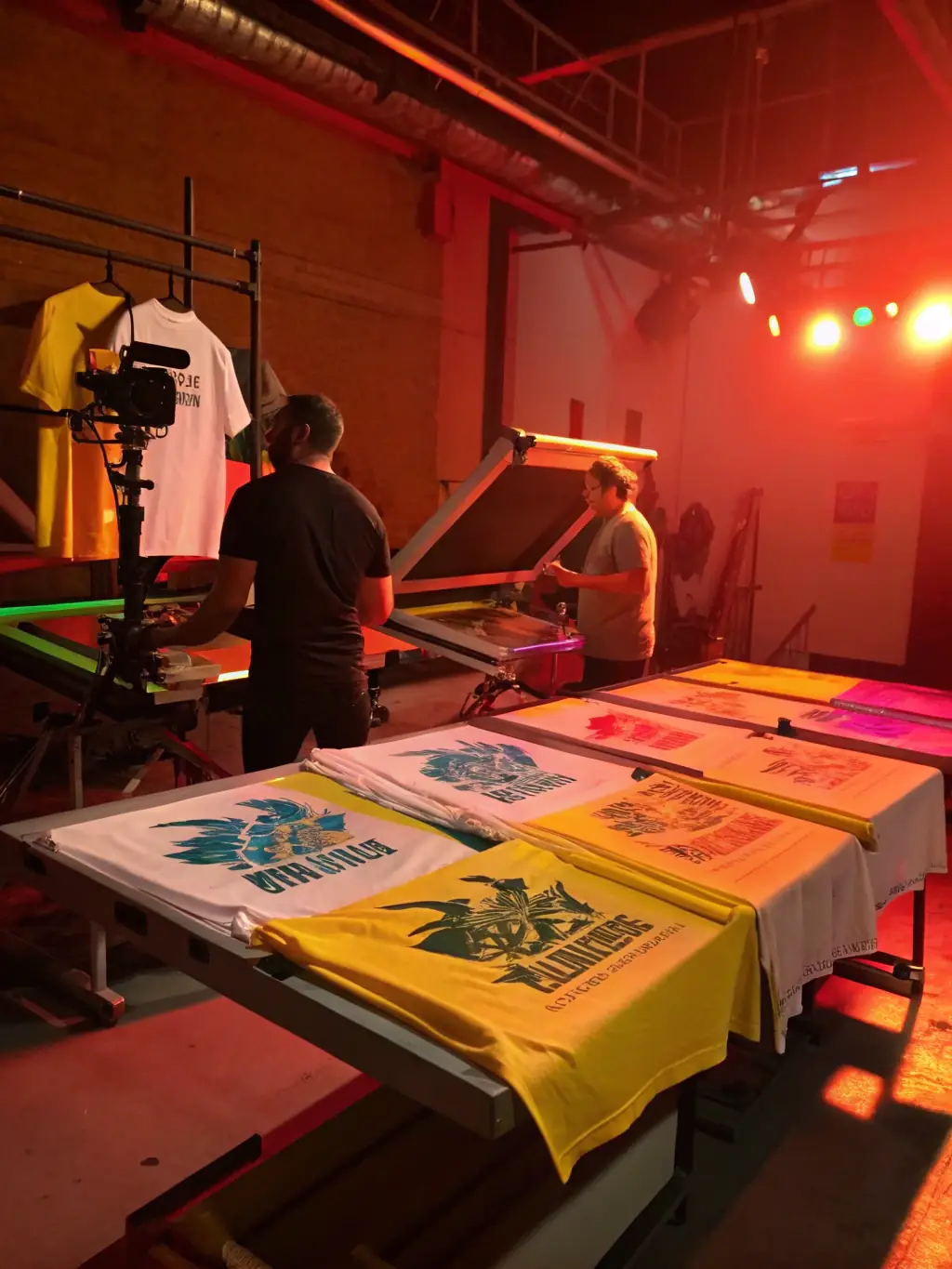 An image showcasing the print-on-demand process, highlighting the speed and efficiency of the service.